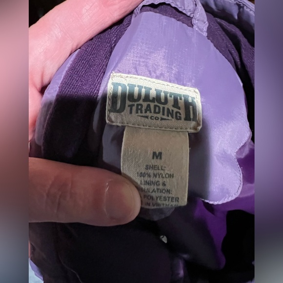 Duluth TradingPurple Quilted Vest - Picture 3 of 3